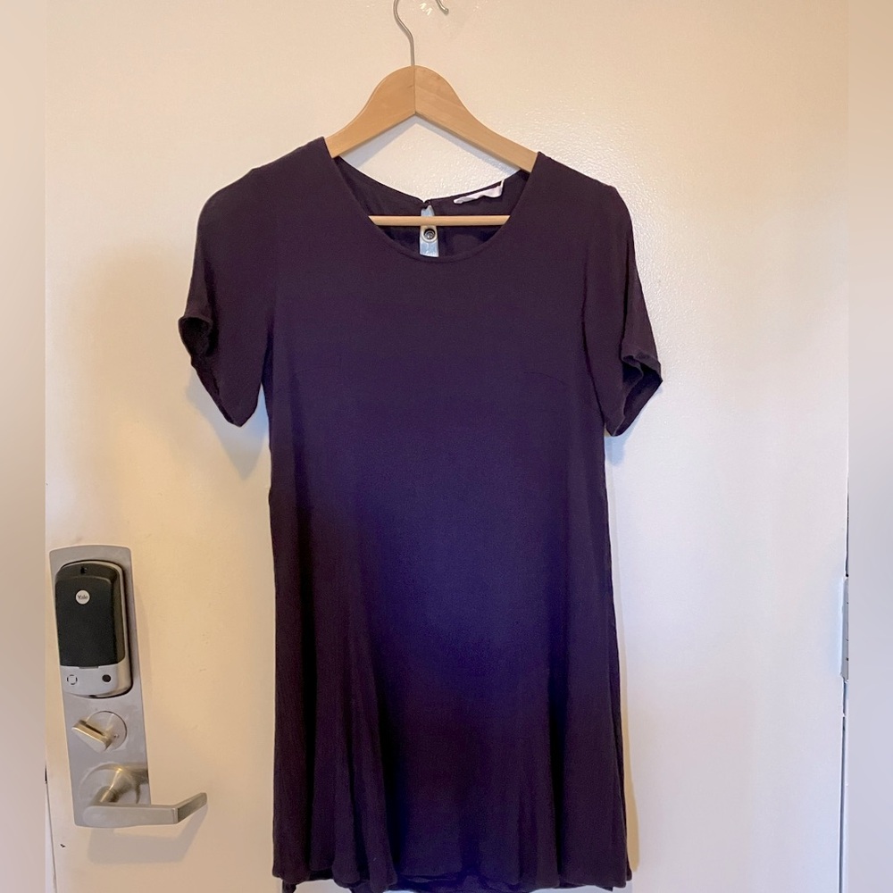 Short purple dress